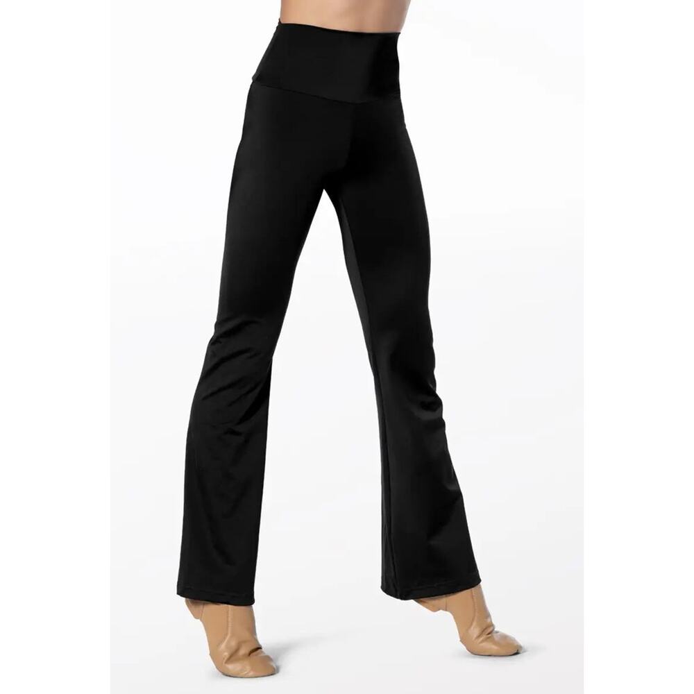 Dance Flare Leggings Balera 15230 XS Adult Black Jazz Tap Flared Yoga Pants